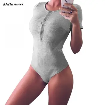 Bodysuit Sexy Straps Plain Skinny Short Sleeve Bodysuits Button Women Autumn Sexy Solid Stretchy Minimalist Bodysuits
Bodysuit Sexy Straps Plain Skinny Short Sleeve Bodysuits Button Women Autumn Sexy Solid Stretchy Minimalist Bodysuits