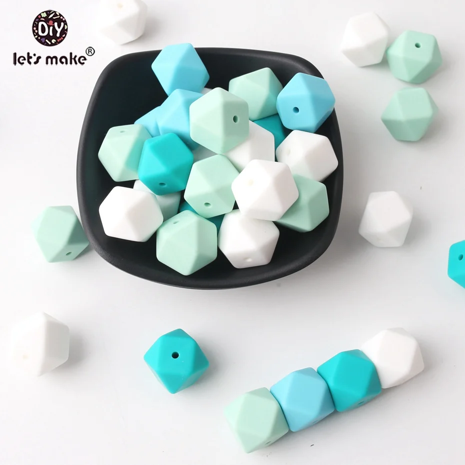 Let's Make 20pcs Silicone Octagonal Beads Teether BPA Free Silicone Teether Color Selection B Making Jewelry Necklace Beads
Let's Make 20pcs Silicone Octagonal Beads Teether BPA Free Silicone Teether Color Selection B Making Jewelry Necklace Beads