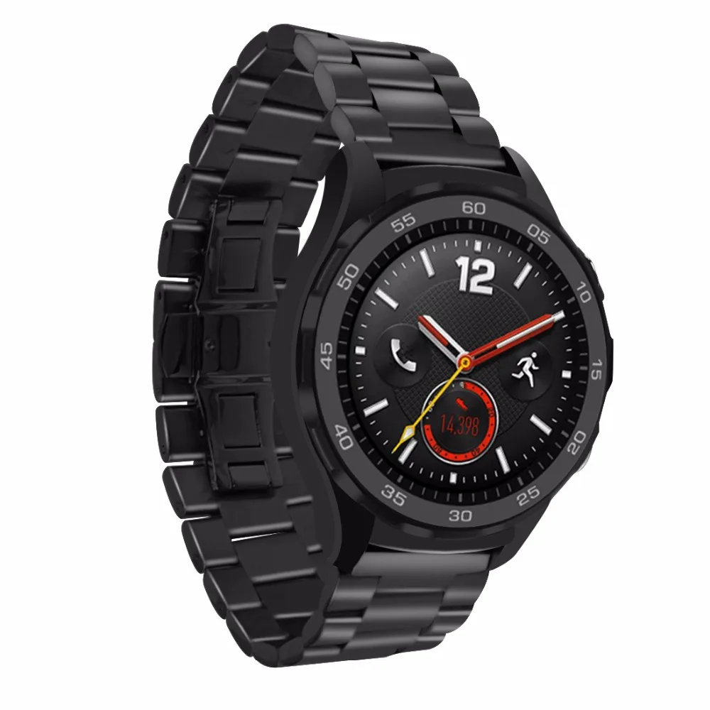 Luxury Stainless Steel Strap Buckle Watchband Wrist Bands Replacement For Huawei 2 Watch Black Color
Luxury Stainless Steel Strap Buckle Watchband Wrist Bands Replacement For Huawei 2 Watch Black Color