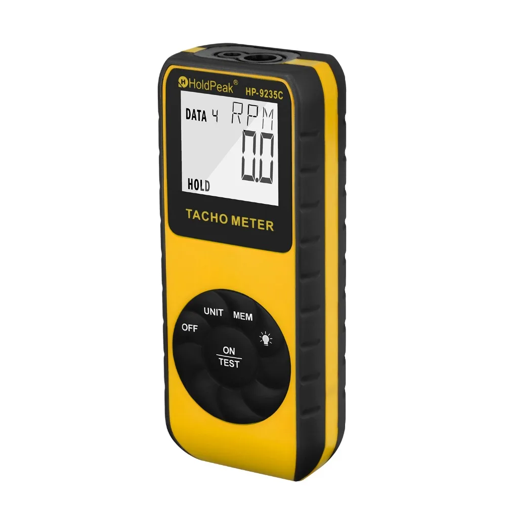 HoldPeak Laser Tachometer HP-9235C Speed Meter Digital Diagnostic-tool Photo LCD RPM Meter Engine Motor Non-contact Tachometer 
HoldPeak Laser Tachometer HP-9235C Speed Meter Digital Diagnostic-tool Photo LCD RPM Meter Engine Motor Non-contact Tachometer