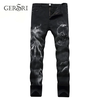 Gersri Men Jeans Stretch Ripped Design Print Denim Pants Fashion Skinny Jeans For Men Plus Size 28-42 Long Jeans Pants Male
Gersri Men Jeans Stretch Ripped Design Print Denim Pants Fashion Skinny Jeans For Men Plus Size 28-42 Long Jeans Pants Male