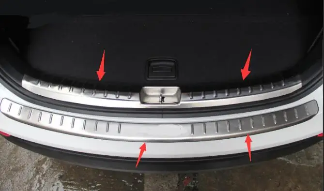 2013-2015 for Hyundai new Santa Fe rear guard plate IX45 trunk guard plate decoration modification special
2013-2015 for Hyundai new Santa Fe rear guard plate IX45 trunk guard plate decoration modification special
