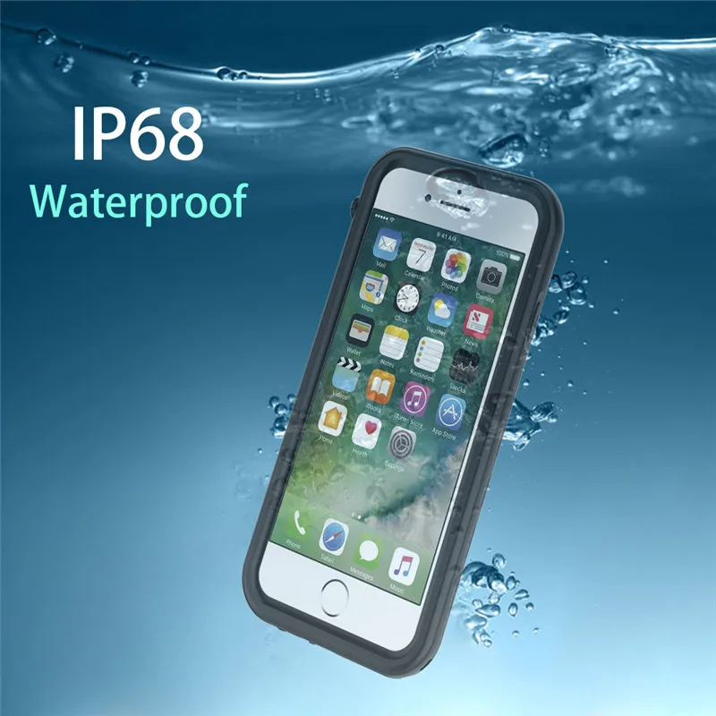 Водонепроницаемый Чехол IP68 3 м для iPhone X 6 6s 7 8 Plus жесткий ударопрочный чехол с