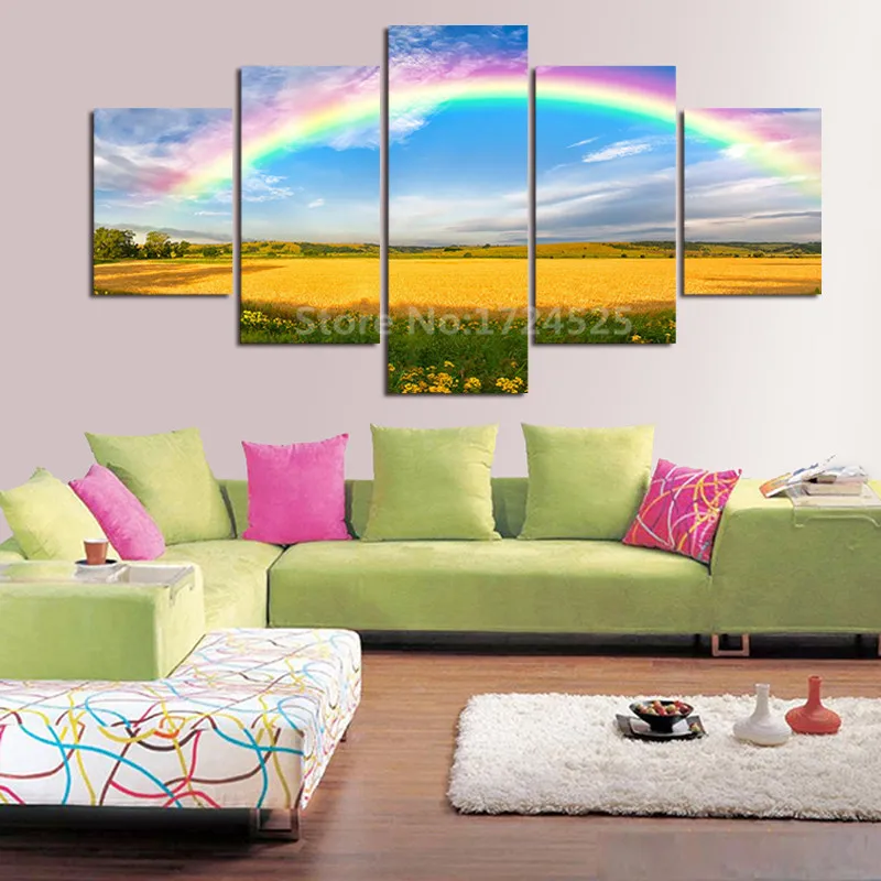 2017 Limited Real The Colours Rainbow 5pcs HD Toprated Canvas Painting For Living Room Wall Art Picture Home Decoration Unframed
2017 Limited Real The Colours Rainbow 5pcs HD Toprated Canvas Painting For Living Room Wall Art Picture Home Decoration Unframed