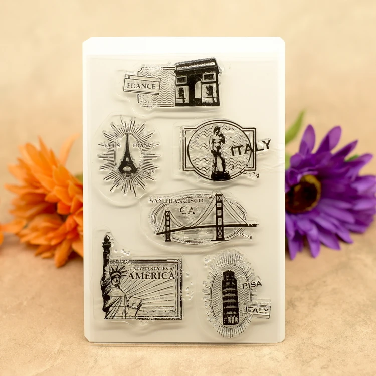 Attractions PARIS FRACE ITALY Scrapbook DIY photo cards account rubber stamp clear stamp transparent stamp 9.8x14.5cm KW680619
Attractions PARIS FRACE ITALY Scrapbook DIY photo cards account rubber stamp clear stamp transparent stamp 9.8x14.5cm KW680619
