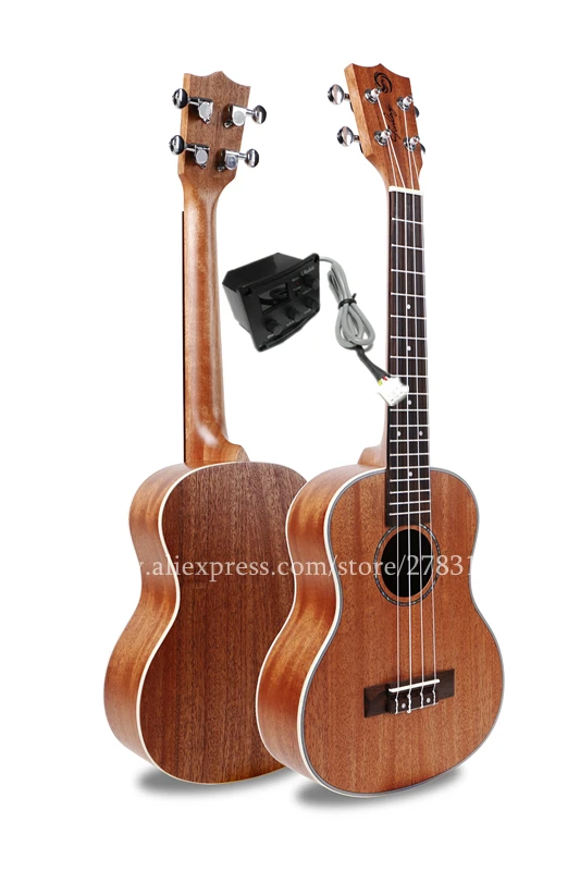 Finlay 27" Electric Tenor Ukulele Instrument With Full Mahogany Top/Body, 26 ukelele with pickup tuner
Finlay 27" Electric Tenor Ukulele Instrument With Full Mahogany Top/Body, 26 ukelele with pickup tuner