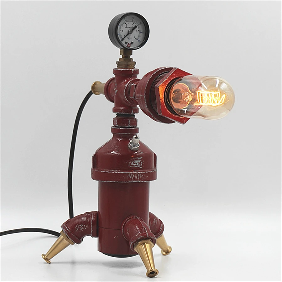 American Vintage Table Lamp Industrial Decoration for Study Living Room Iron Art Tube Bedroom Lamp Retro Led Table Light Fixture
American Vintage Table Lamp Industrial Decoration for Study Living Room Iron Art Tube Bedroom Lamp Retro Led Table Light Fixture