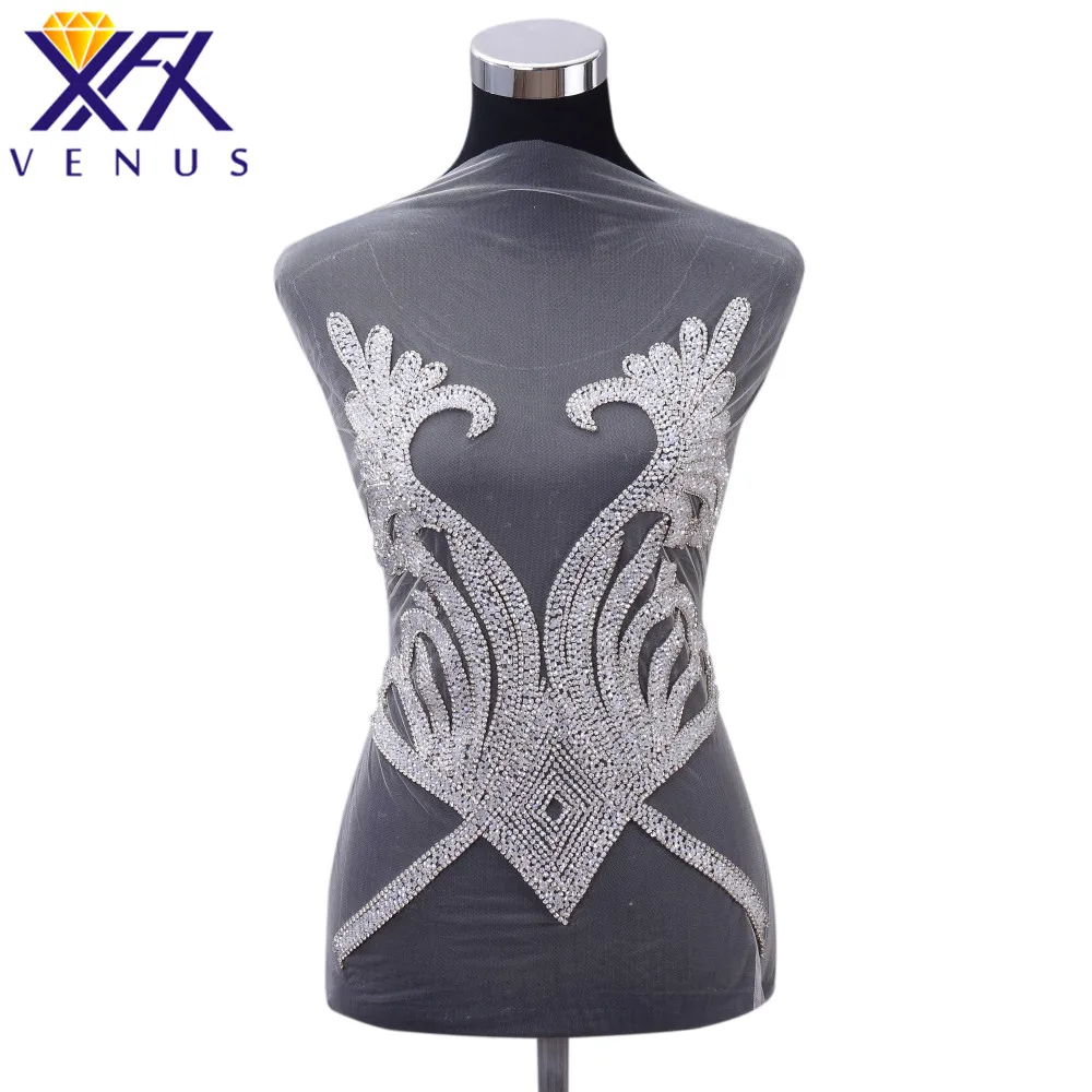 XFX VENUS 1 PC Beading sewing model rhinestone applique beaded beads patches for wedding dress evening gown show coustume
XFX VENUS 1 PC Beading sewing model rhinestone applique beaded beads patches for wedding dress evening gown show coustume