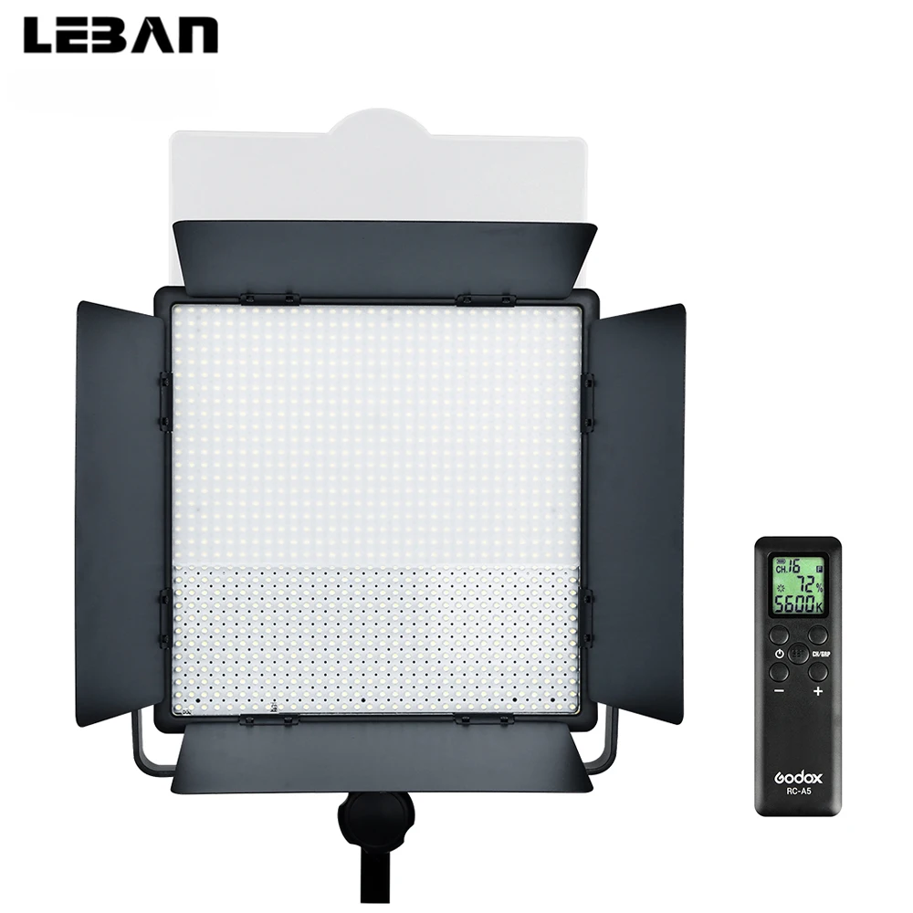 Godox LED1000W 5600K LED белый свет видео Освещение яркость + беспроводной пульт