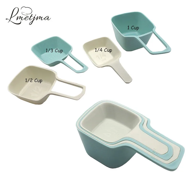 LMETJMA 4pcs/set Measuring Cups Set 60 80 125 250 ML Baking Cooking Measuring Cups Set BPA FREE Liquid Dry Tablespoon KC0204
LMETJMA 4pcs/set Measuring Cups Set 60 80 125 250 ML Baking Cooking Measuring Cups Set BPA FREE Liquid Dry Tablespoon KC0204
