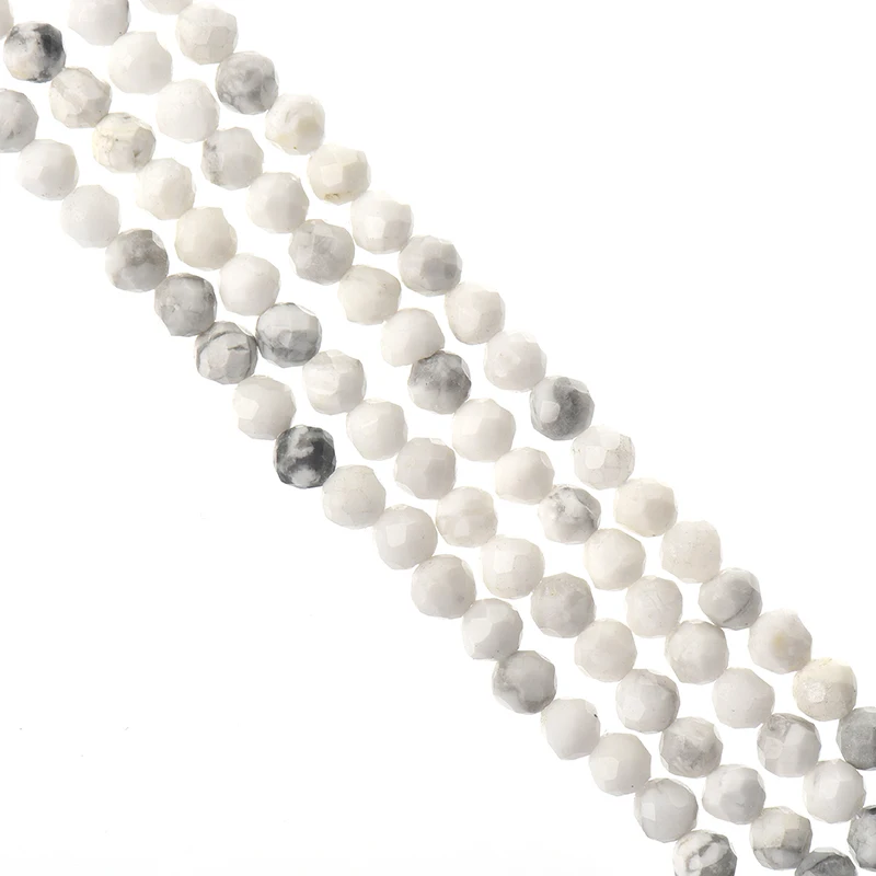 The 3mm-2mm White Turquoise Loose beads With Mixture of Grey and white add Cutting design style Can customized Necklace
The 3mm-2mm White Turquoise Loose beads With Mixture of Grey and white add Cutting design style Can customized Necklace