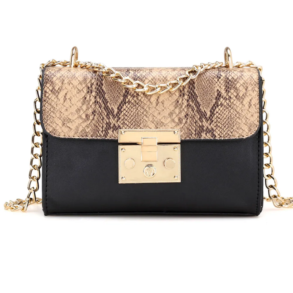 Lady Snake print shoulder bag leather fashion designer PU leather chain messenger bag Lady's small shoulder bag #H30
Lady Snake print shoulder bag leather fashion designer PU leather chain messenger bag Lady's small shoulder bag #H30