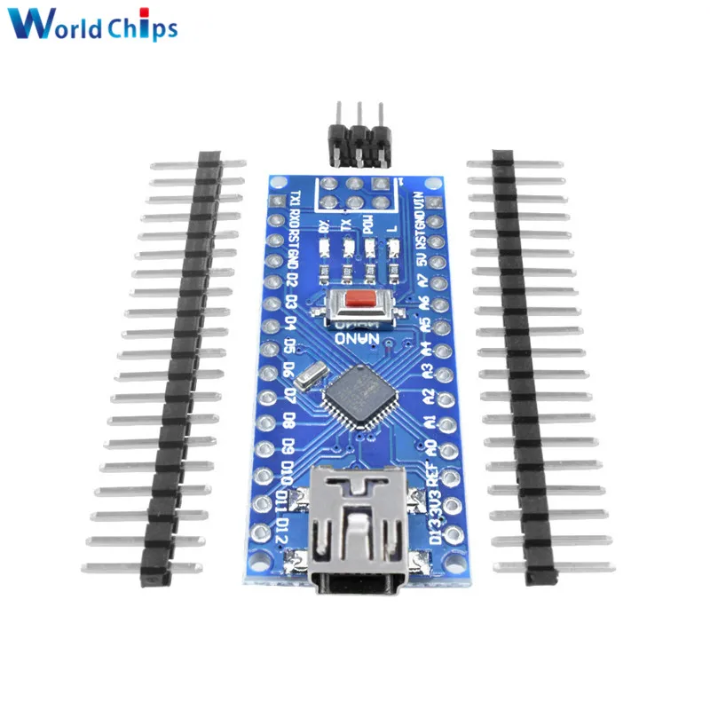 2Pcs Mini USB CH340 Nano 3.0 ATmega328P Controller Board Compatible For Arduino Nano V3.0 5V 16M CH340 USB Driver Standard
2Pcs Mini USB CH340 Nano 3.0 ATmega328P Controller Board Compatible For Arduino Nano V3.0 5V 16M CH340 USB Driver Standard