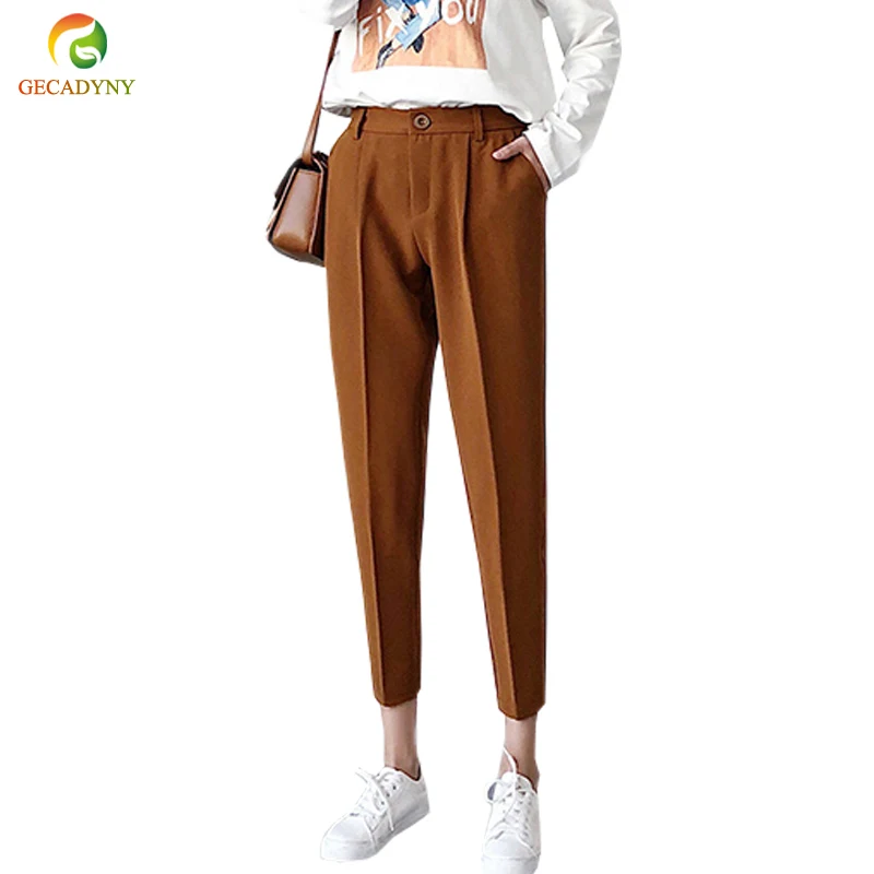 Plus Size Harem Pants Women New Hot Fashion Women Fashion Ankle-Length Trousers Female Classic High Elastic Waist OL Pants S-3XL
Plus Size Harem Pants Women New Hot Fashion Women Fashion Ankle-Length Trousers Female Classic High Elastic Waist OL Pants S-3XL