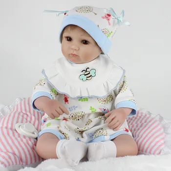 lifelike baby doll Toys Best Gifts for Kids Handmade Silicone Baby Toddler Soft Vinyl 45cm mini reborn babies dolls tot for girl
lifelike baby doll Toys Best Gifts for Kids Handmade Silicone Baby Toddler Soft Vinyl 45cm mini reborn babies dolls tot for girl