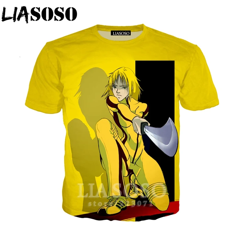 LIASOSO 2019 Summer New Men Women 3D Print TV Series Kill Bill Short Sleeve T shirt Fashion Sweatshirt Hip Hop Top Pullover B189
LIASOSO 2019 Summer New Men Women 3D Print TV Series Kill Bill Short Sleeve T shirt Fashion Sweatshirt Hip Hop Top Pullover B189