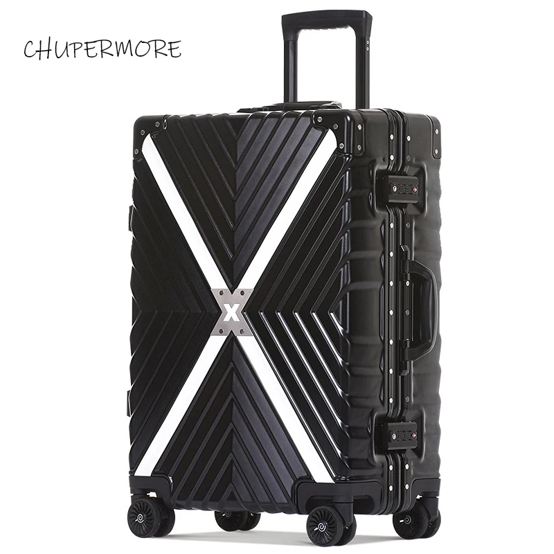 100% Aluminum frame Rolling Luggage Spinner 29 inch High capacity men Business Suitcase Wheels Password Travel bags
100% Aluminum frame Rolling Luggage Spinner 29 inch High capacity men Business Suitcase Wheels Password Travel bags