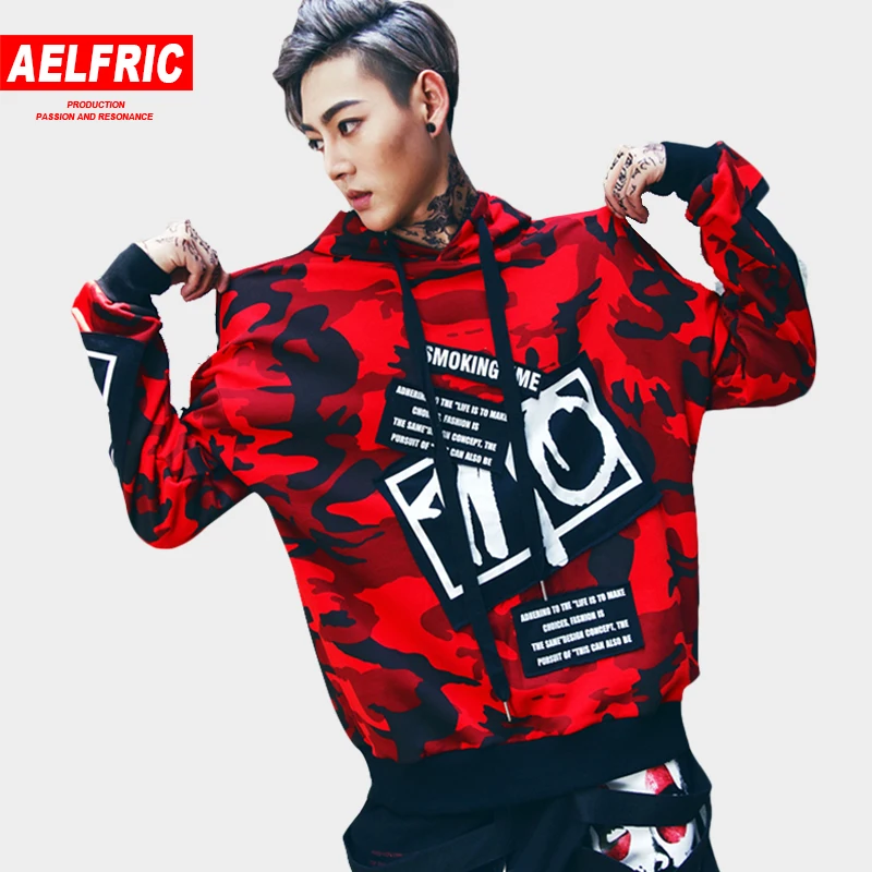 AELFRIC Camouflage Print Patch Design Hoodies Sweatshirts 2018 Winter Pullover Military Hip Hop Streetwear Swag Men Hoodie AP34
AELFRIC Camouflage Print Patch Design Hoodies Sweatshirts 2018 Winter Pullover Military Hip Hop Streetwear Swag Men Hoodie AP34