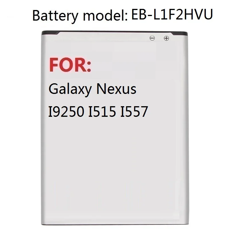 Сменный аккумулятор EB-L1F2HVU для Samsung Galaxy Nexus I9250 I515 I557 Аутентичные телефон батареи
