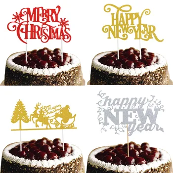 Christmas Cake Topper Happy New Year Santa Claus Merry Christmas Cake Flags Christmas New Year's Party Cake Decor Xmas Cake Flag
Christmas Cake Topper Happy New Year Santa Claus Merry Christmas Cake Flags Christmas New Year's Party Cake Decor Xmas Cake Flag