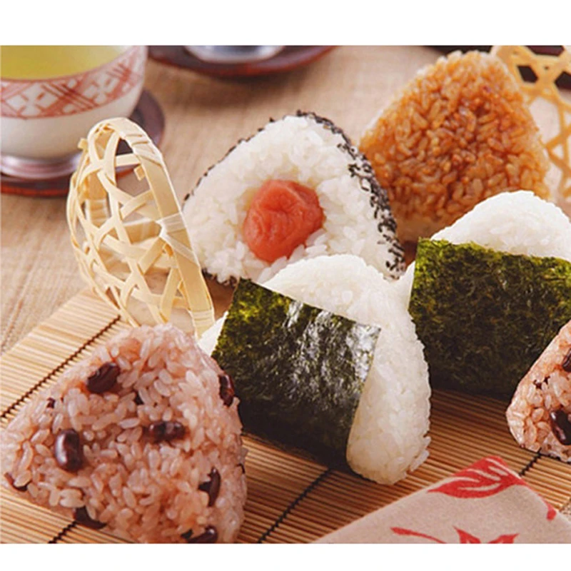 Practical DIY Sushi Onigiri Mold Bento Press Mould Kitchen Triangular Rice Form Plastic Food Maker Transparent Sushi Molds
Practical DIY Sushi Onigiri Mold Bento Press Mould Kitchen Triangular Rice Form Plastic Food Maker Transparent Sushi Molds