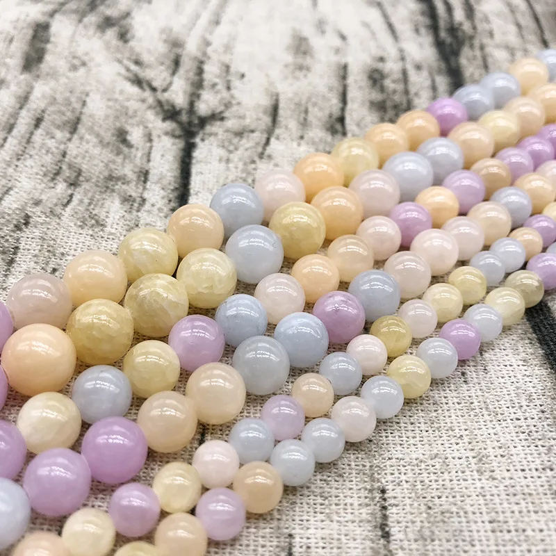Colorful Natural Stone Morganite Stone Round Purple Yellow Pink Loose Beads for Jewelry Making Diy Bracelet Necklace 6/8/10mm
Colorful Natural Stone Morganite Stone Round Purple Yellow Pink Loose Beads for Jewelry Making Diy Bracelet Necklace 6/8/10mm