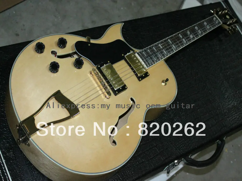 Custom Shop left handed Classic Natural Jazz Guitar Best High Quality Free Shipping
Custom Shop left handed Classic Natural Jazz Guitar Best High Quality Free Shipping