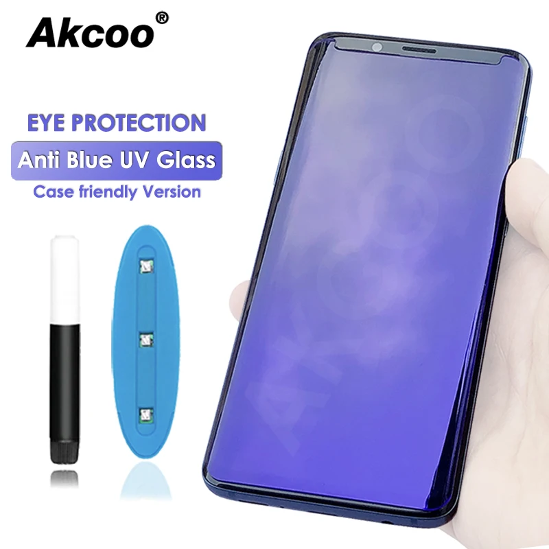 Akcoo S10 Plus screen protector with EYESIGHT PROTECTION function for Samsung S8 9 10e Note 8 9 anti blue ray UV glass film
Akcoo S10 Plus screen protector with EYESIGHT PROTECTION function for Samsung S8 9 10e Note 8 9 anti blue ray UV glass film