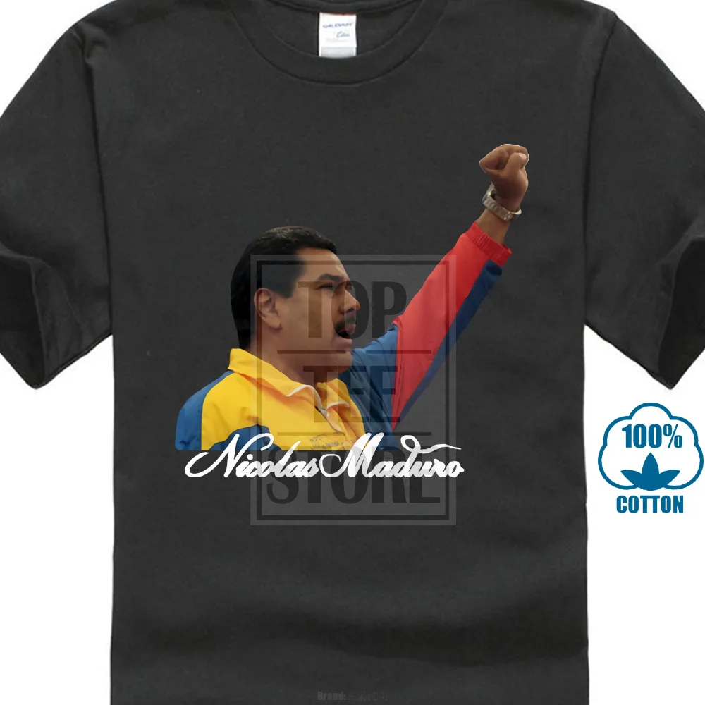 Nicolas Maduro Venezuela Chavez Bolivar Socialism Mens Funny T-Shirt Fitness Clothing Tshirt Homme Humour Tshirts Custom
Nicolas Maduro Venezuela Chavez Bolivar Socialism Mens Funny T-Shirt Fitness Clothing Tshirt Homme Humour Tshirts Custom