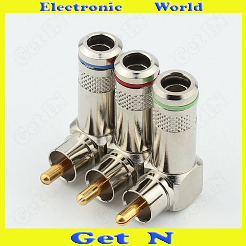 5pcs High Quality L Type Right Angle RCA Connector Plug Welding-Free RCA AV 90 Plug RCA
5pcs High Quality L Type Right Angle RCA Connector Plug Welding-Free RCA AV 90 Plug RCA
