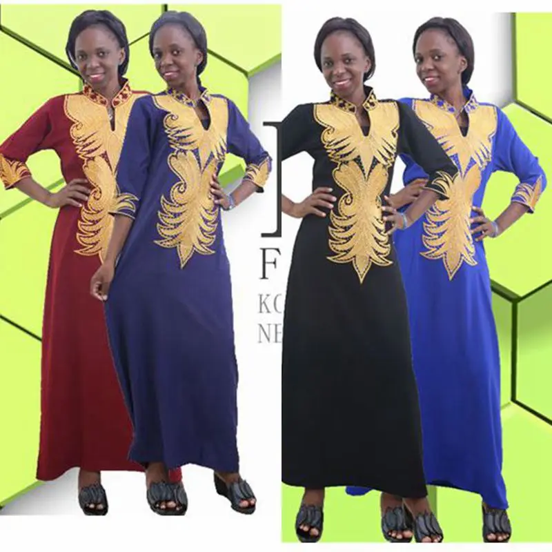 H&D african maxi dress for women clothing vetement africaine femme 2018 embroidery robe bazin Traditional batik Clothes dashiki 
H&D african maxi dress for women clothing vetement africaine femme 2018 embroidery robe bazin Traditional batik Clothes dashiki