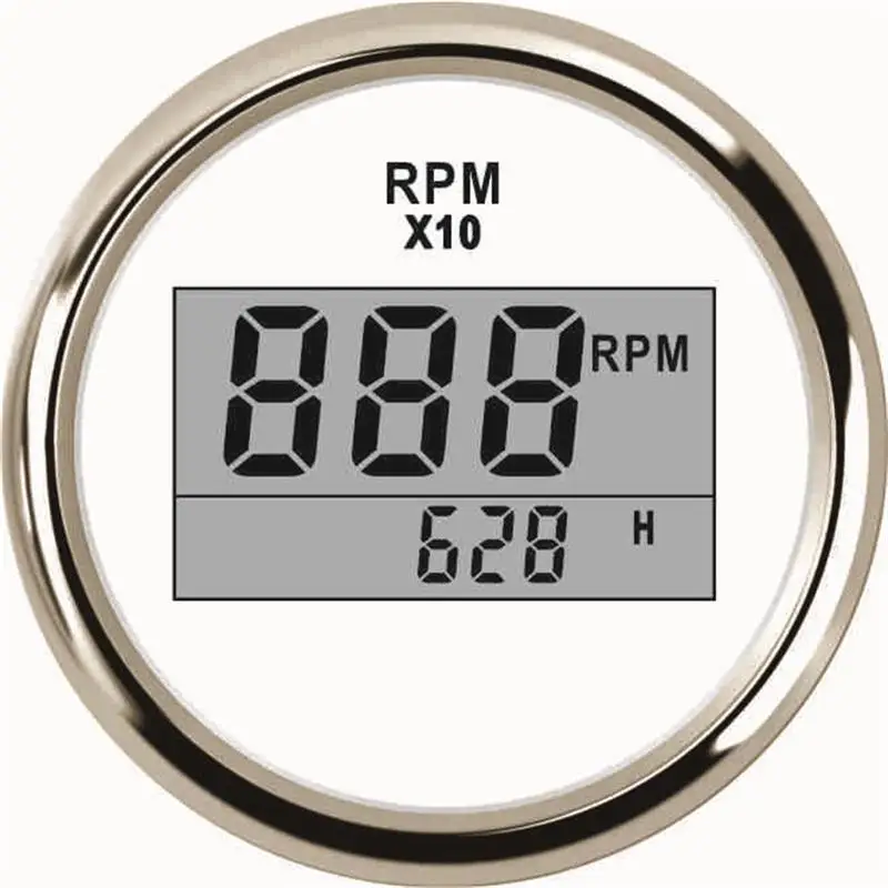 2"(52mm) Auto Truck Boat Digital Tachometer 0-9990 RPM With Hourmeter Gasoline Diesel Generator With Backlit
2"(52mm) Auto Truck Boat Digital Tachometer 0-9990 RPM With Hourmeter Gasoline Diesel Generator With Backlit