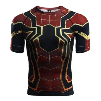 Spiderman 3D Printed T shirts Men Compression Shirts 2018 Summer NEW Cosplay Costume Tops For Male Fitness Cloth
Spiderman 3D Printed T shirts Men Compression Shirts 2018 Summer NEW Cosplay Costume Tops For Male Fitness Cloth
