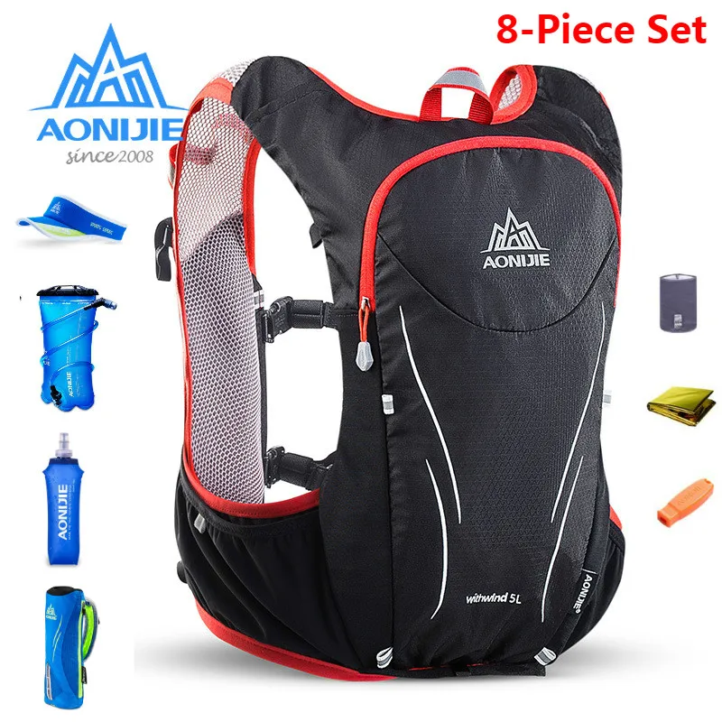 AONIJIE 5L outdoor sports backpack female male marathon 2L water bag vest backpack anti-dehydration water riding hiking running
AONIJIE 5L outdoor sports backpack female male marathon 2L water bag vest backpack anti-dehydration water riding hiking running