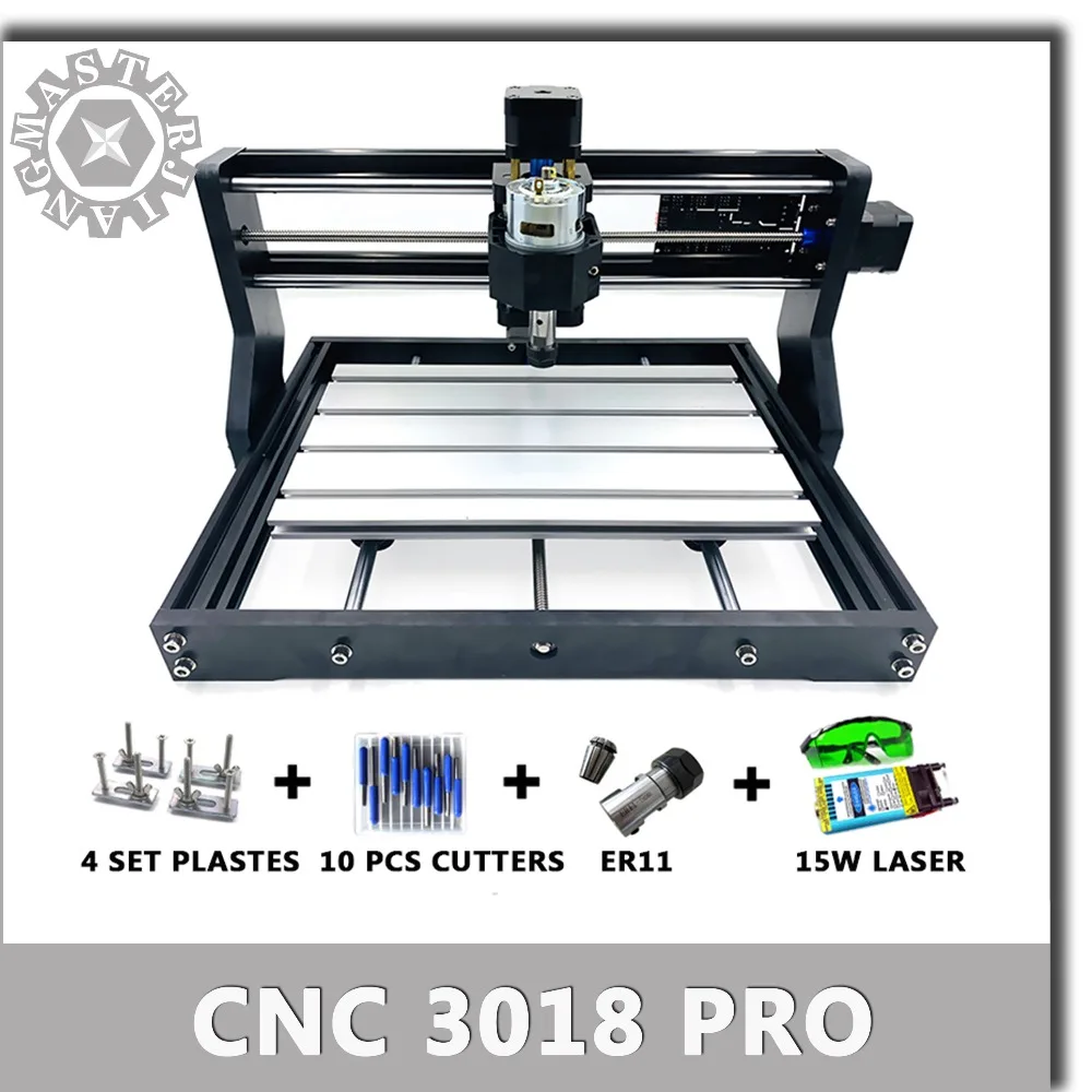 New CNC 3018 Pro GRBL Diy mini cnc machine 3 Axis pcb Milling machine Bluetooth Wood Router laser engraving CNC3018 work offline
New CNC 3018 Pro GRBL Diy mini cnc machine 3 Axis pcb Milling machine Bluetooth Wood Router laser engraving CNC3018 work offline