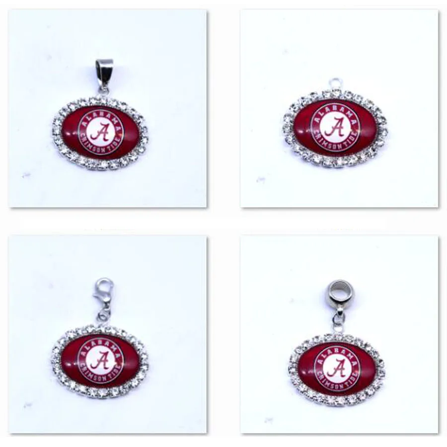 Pendant Charms Rhinestone Alabama Crimson Tides Charms Football Sports Dangle Charms for Women Men Diy Jewelry Fashion 2018
Pendant Charms Rhinestone Alabama Crimson Tides Charms Football Sports Dangle Charms for Women Men Diy Jewelry Fashion 2018