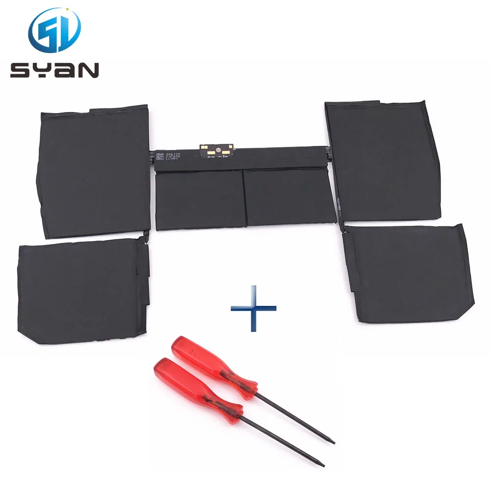 A1705 battery for Macbook 12'' laptop A1534 Battery 5474 MAh compatible 2016 year 7.56V 5474MAH
A1705 battery for Macbook 12'' laptop A1534 Battery 5474 MAh compatible 2016 year 7.56V 5474MAH