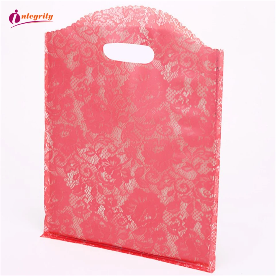 INTEGRITY 20*25cm 50pcs Wedding boutique party gift shopping plastic Handle Bag thank you gift Jewelry Plastic package carry Bag
INTEGRITY 20*25cm 50pcs Wedding boutique party gift shopping plastic Handle Bag thank you gift Jewelry Plastic package carry Bag