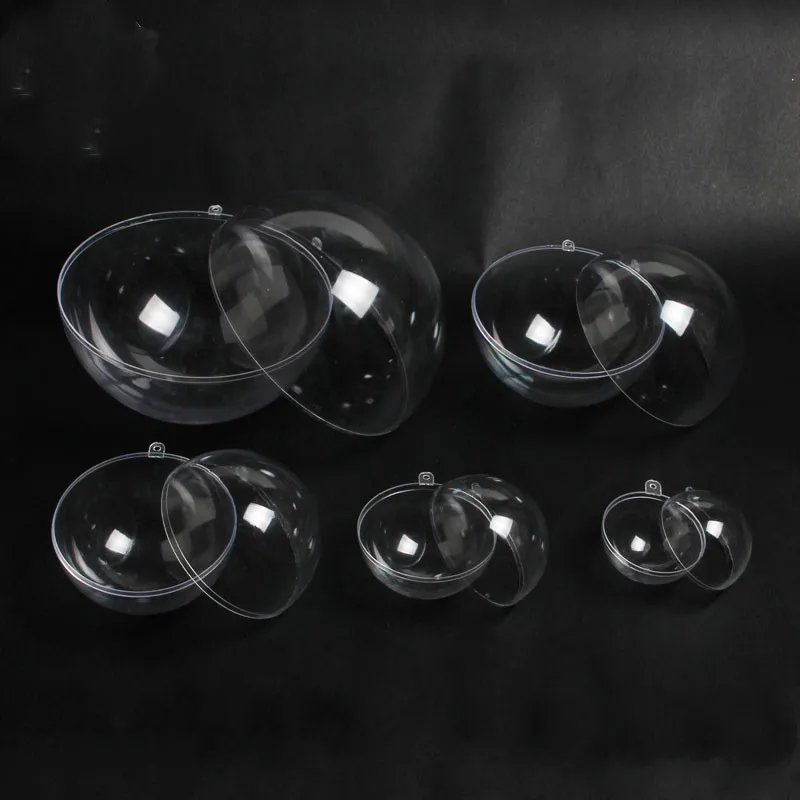 1pcs Merry Christmas transparent hollow ball Xmas tree ornaments PS plastic round balls Hanging Pendant New Year Decoration
1pcs Merry Christmas transparent hollow ball Xmas tree ornaments PS plastic round balls Hanging Pendant New Year Decoration