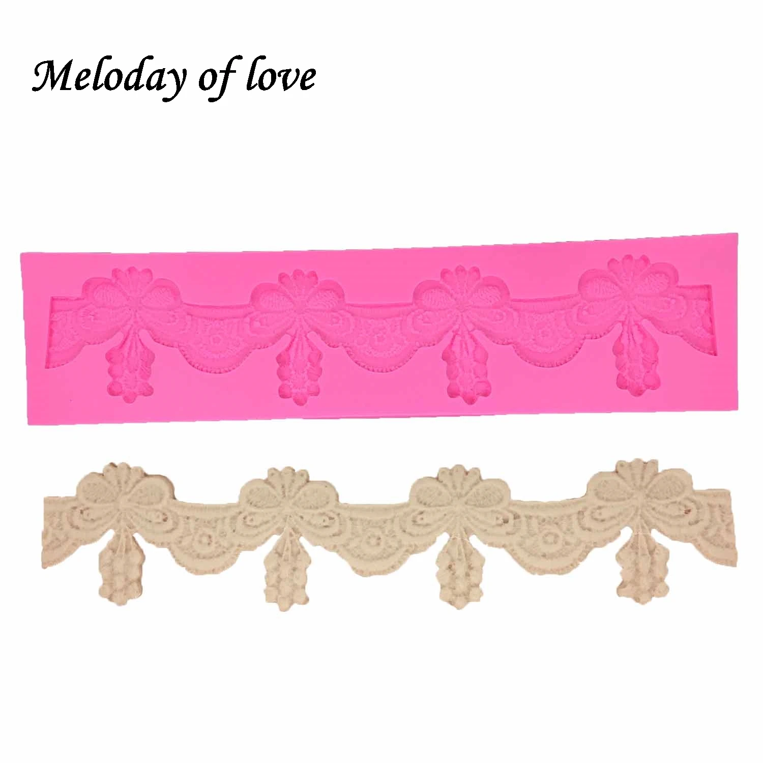 Bow shape lace mat Sugarcraft Silicone cake decorating tools Fondant moulds Cake Onlay Border Embosser Mold 1286
Bow shape lace mat Sugarcraft Silicone cake decorating tools Fondant moulds Cake Onlay Border Embosser Mold 1286