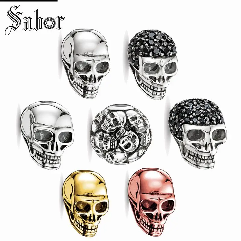 female Silver Skull Bead,DIY Jewelry Accessories Karma Diy Gift In Silver & Black Zircon,Fit for Bracelet Nacklace jewellery
female Silver Skull Bead,DIY Jewelry Accessories Karma Diy Gift In Silver & Black Zircon,Fit for Bracelet Nacklace jewellery