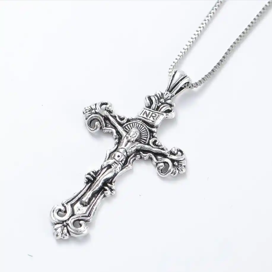 cross medallion necklace