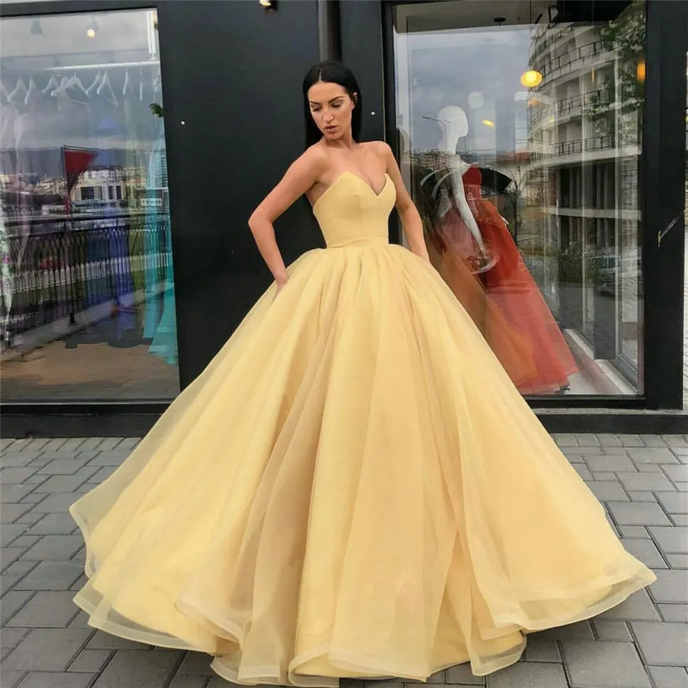 Graceful Organza Gold Ball Gown Evening Dresses Long Sweetheart Floor Length Evening Gowns Custom Made Prom Dress Masquerade New
Graceful Organza Gold Ball Gown Evening Dresses Long Sweetheart Floor Length Evening Gowns Custom Made Prom Dress Masquerade New