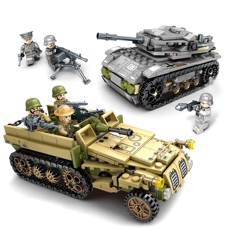 SEMBO Empires of steel Military 8 IN 1 BA-6 Armored Vehicle Building Blocks Sets Bricks Toys for Children
SEMBO Empires of steel Military 8 IN 1 BA-6 Armored Vehicle Building Blocks Sets Bricks Toys for Children