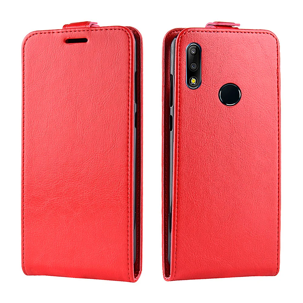 KOC3556R_1_JONSNOW Flip Leather Case for Asus Zenfone Max Pro M2 ZB631KL X01BD Phone Cover Asus Zenfone Max M2 ZB633KL X01AD Flip Holster with Card Slot Capa Fundas