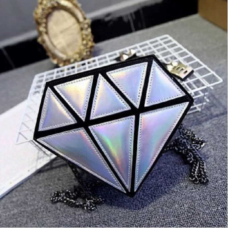 2017 vintage hologram bag diamond shape women messenger bag laser holographic bags crossbody chain shoulder bag ladies
2017 vintage hologram bag diamond shape women messenger bag laser holographic bags crossbody chain shoulder bag ladies