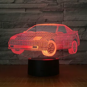 Car 3d creative 7 color night light Glowing creative touch table lamp Led light 1635
Car 3d creative 7 color night light Glowing creative touch table lamp Led light 1635