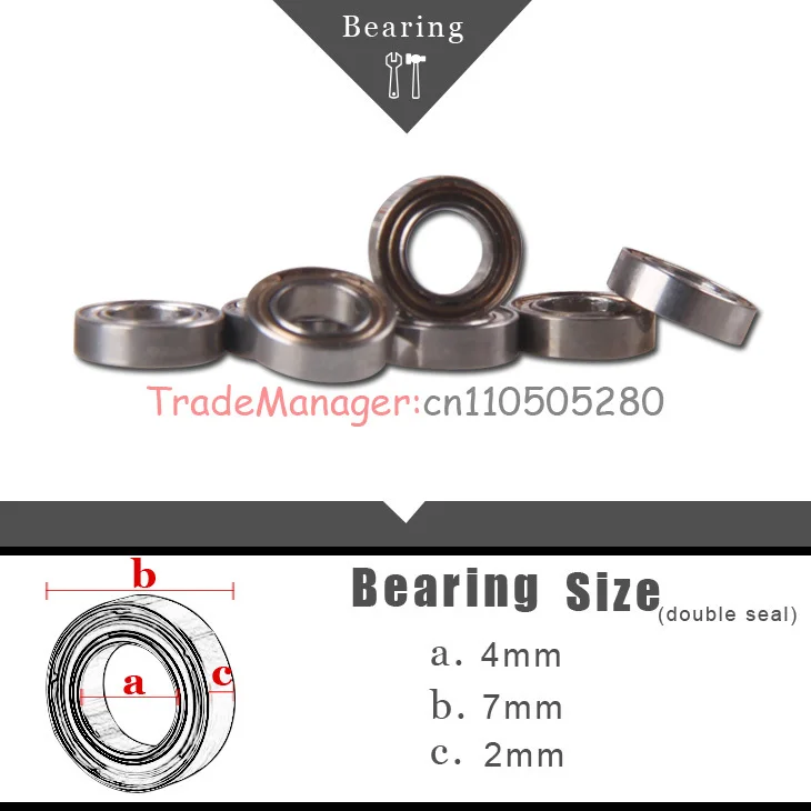 Brand new imported bearings 10PCS Miniature Radial Ball Bearings 4*7*2 Double seal
Brand new imported bearings 10PCS Miniature Radial Ball Bearings 4*7*2 Double seal