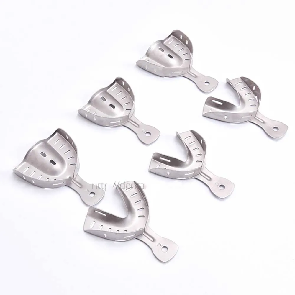 2Pcs/Pair Dental Impression Tray Stainless Steel Teeth Tray Autoclavable Denture Instrument Trays Dentist Tools Accessory
2Pcs/Pair Dental Impression Tray Stainless Steel Teeth Tray Autoclavable Denture Instrument Trays Dentist Tools Accessory