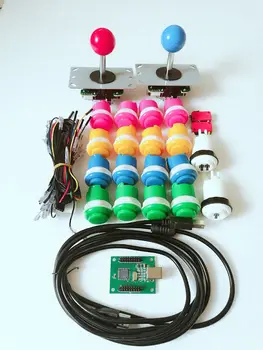 DIY Joystick chip kit Xin Mo Arcade to USB controller 2 player MAME MulticadePC PS3 Arcade controller
DIY Joystick chip kit Xin Mo Arcade to USB controller 2 player MAME MulticadePC PS3 Arcade controller